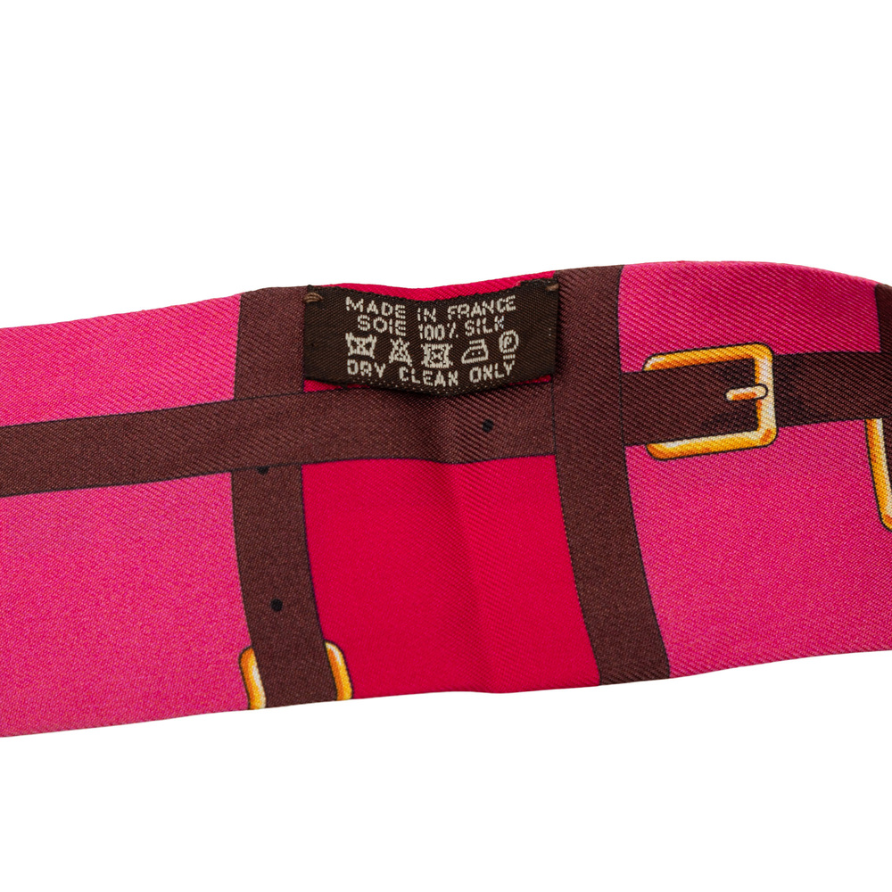 Pre-Loved Hermes Mors a Jouets Silk Twilly Scarf - Picture 4 of 4